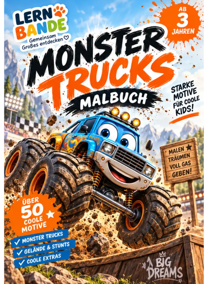 Monster Trucks – Malbuch