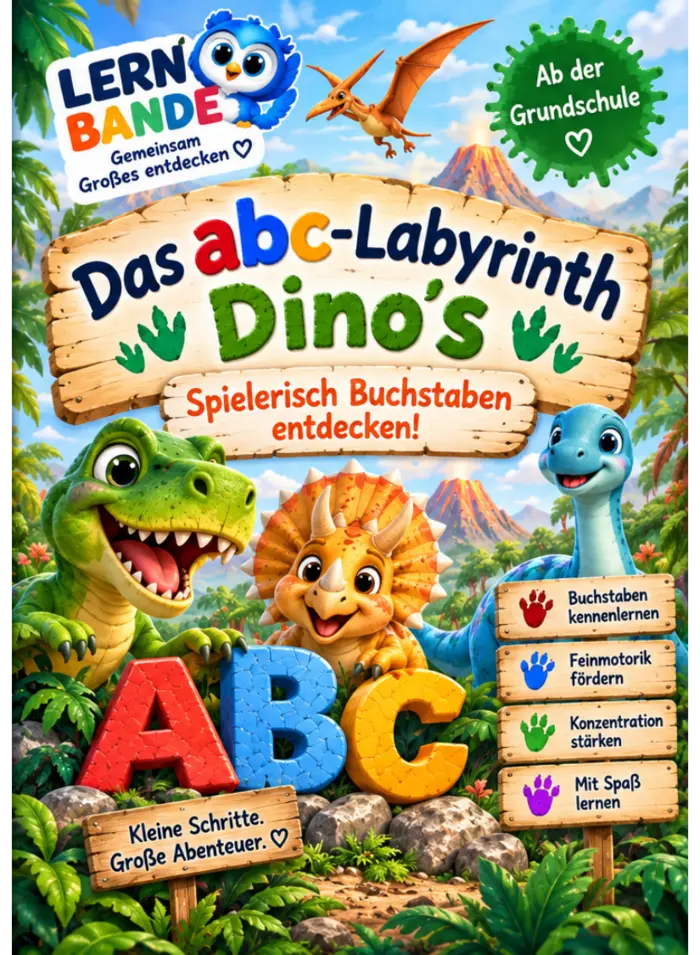 Das ABC-Labyrinth: Dinos